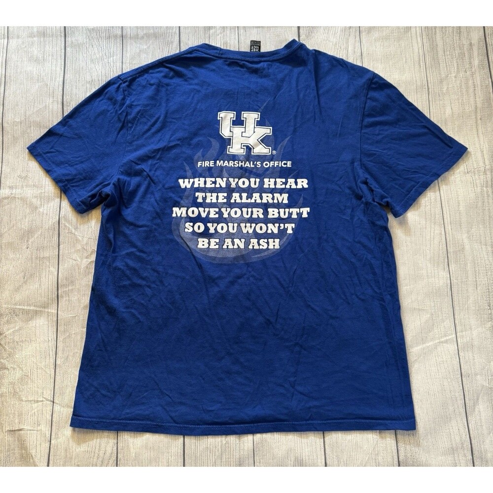 University Of Kentucky Fire Marshal National Fire Safety Month T Shirt Size XL